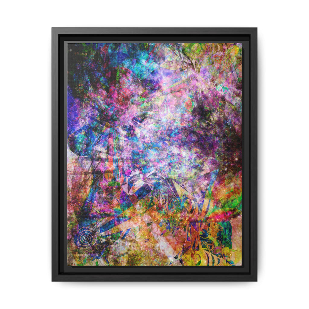 Space Shower 2 Canvas Art – Vibrant Textured Wall Décor