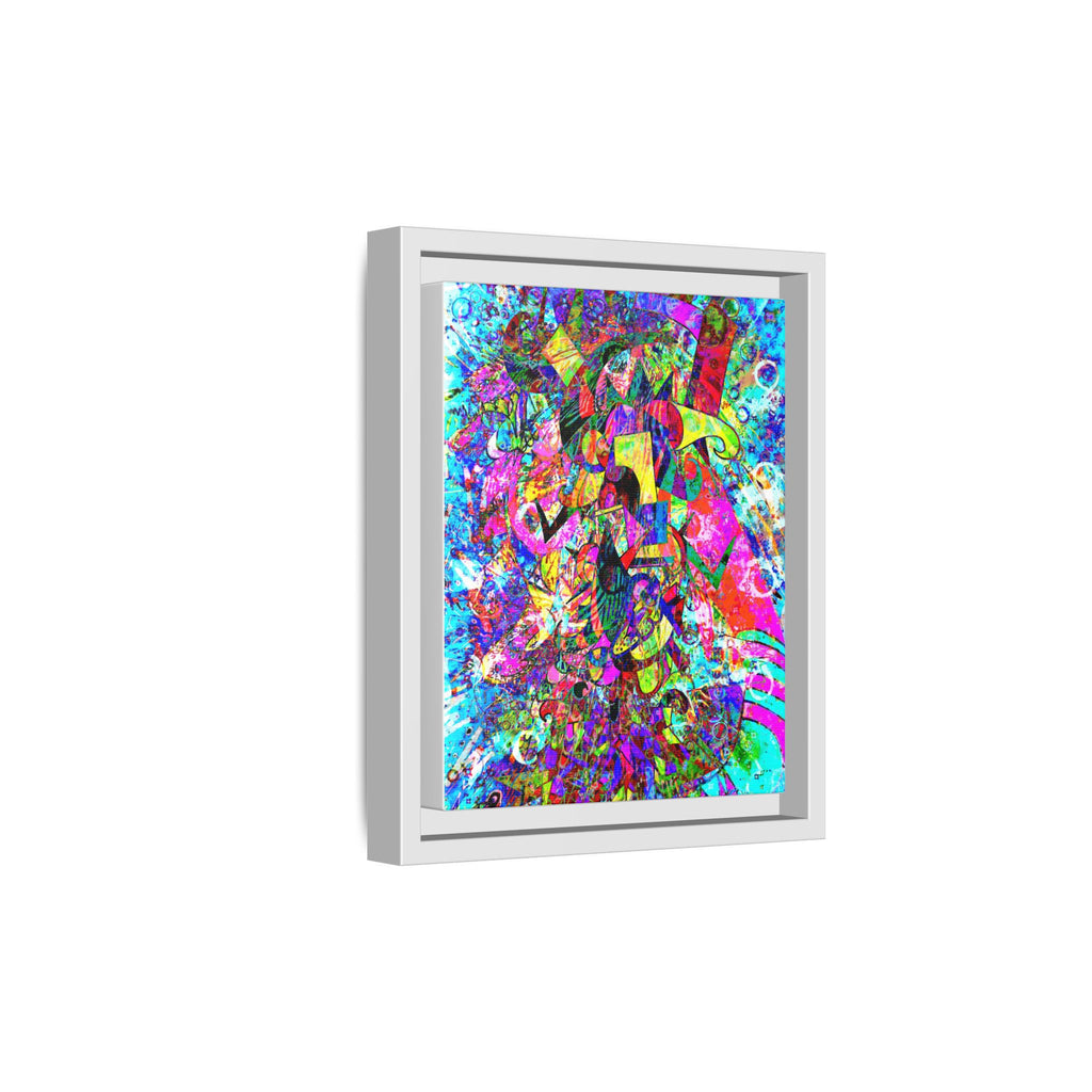 Love Monster Matte Canvas, Framed (Multi-color)