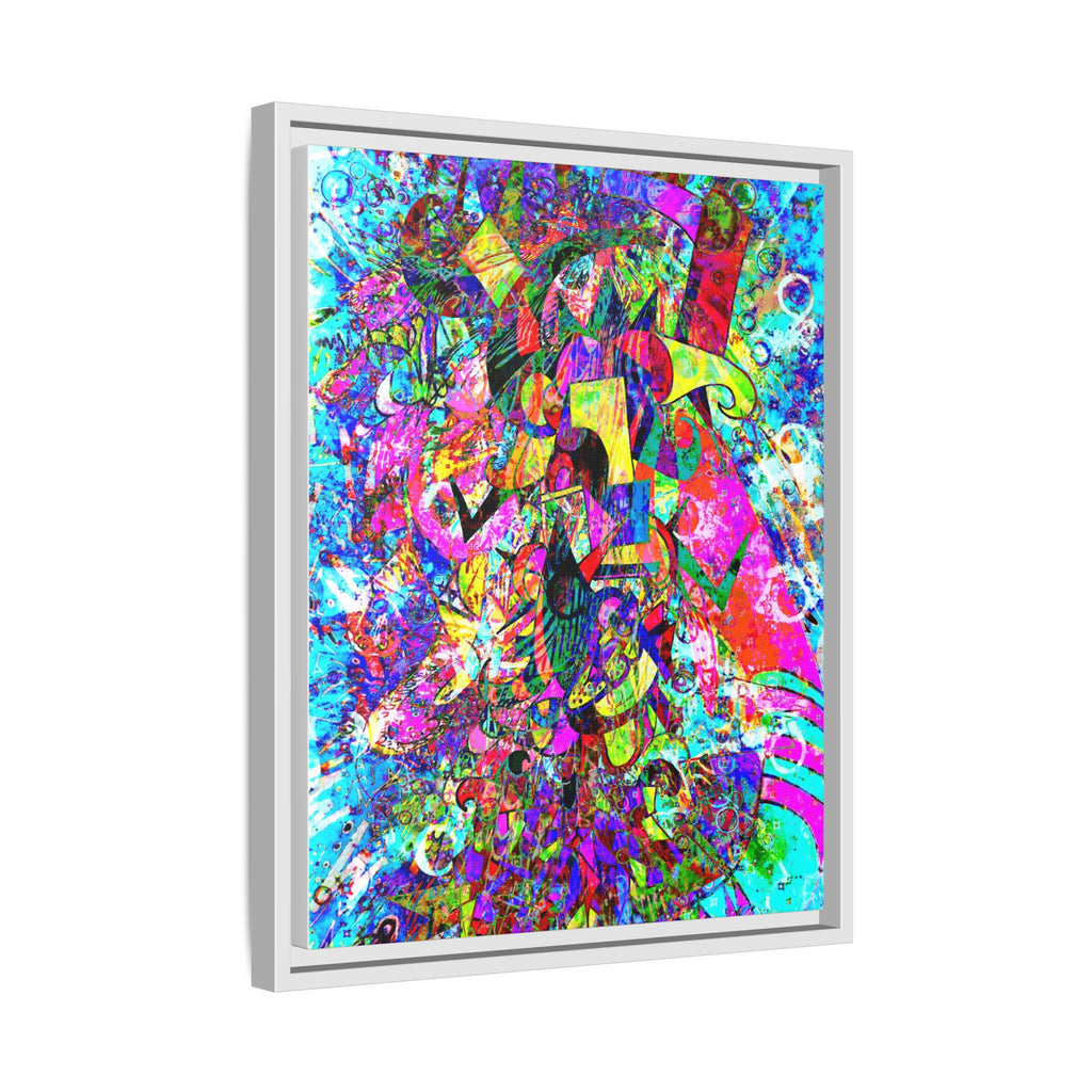 Love Monster Matte Canvas, Framed (Multi-color)