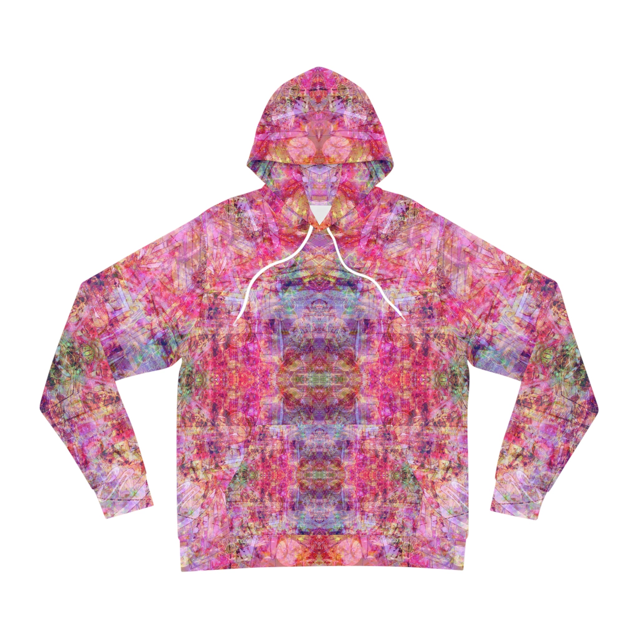 Beau If Ful M9 All-Over Print Hoodie — Vibrant Floral Abstract Fashion Hoodie